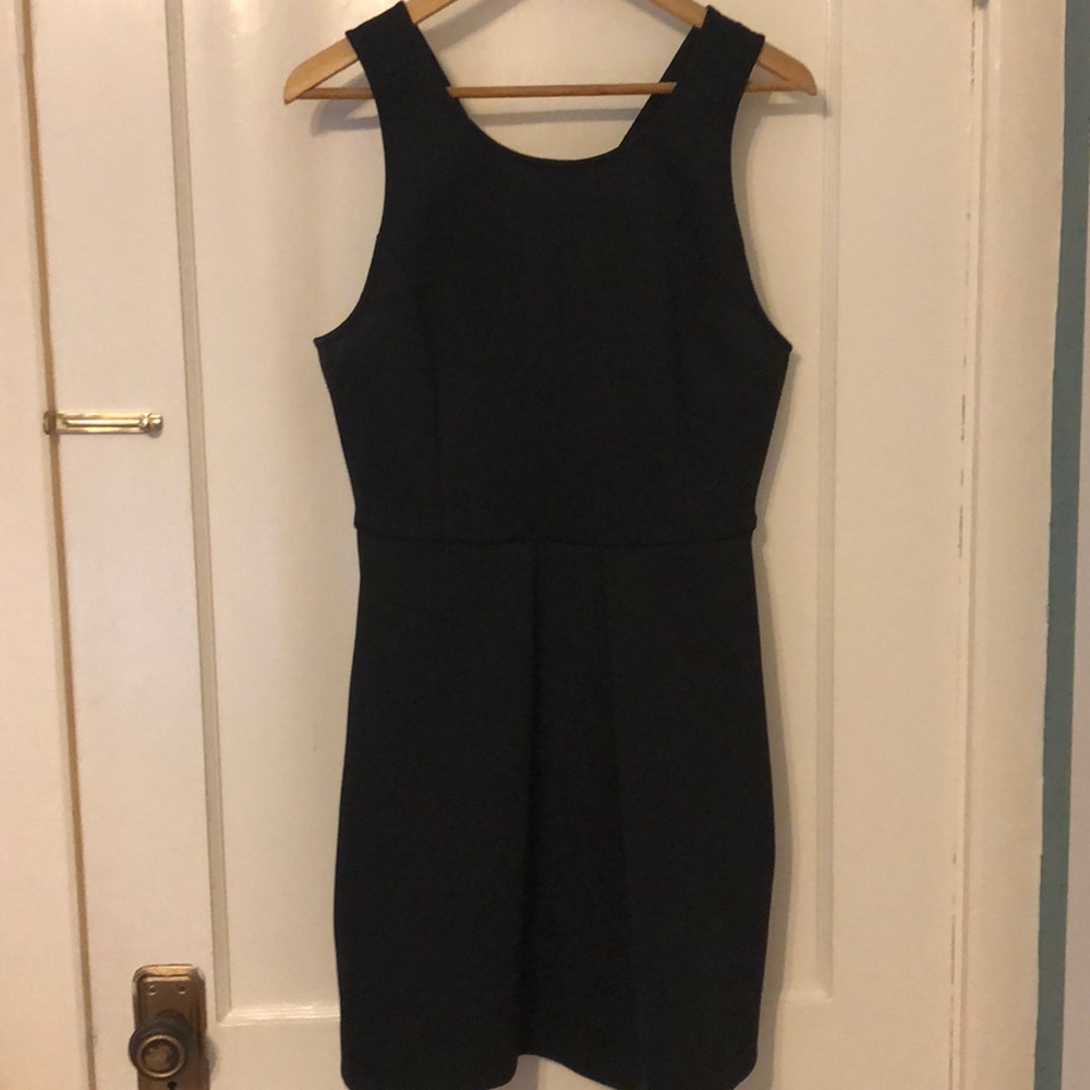Madewell Pierside zip back dress with pockets